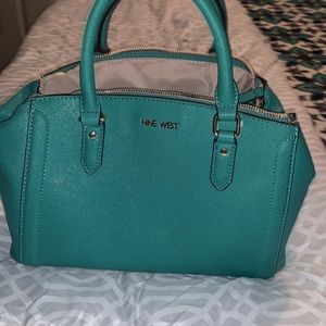 Gorgeous teal Nine West purse